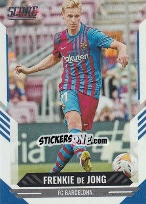 Cromo Frenkie de Jong - Score FIFA 2021-2022 - Panini