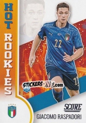 Cromo Giacomo Raspadori - Score FIFA 2021-2022 - Panini