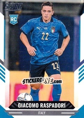 Sticker Giacomo Raspadori - Score FIFA 2021-2022 - Panini