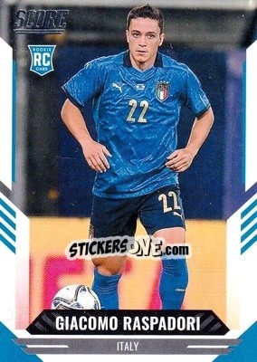 Cromo Giacomo Raspadori - Score FIFA 2021-2022 n. 79 - Panini