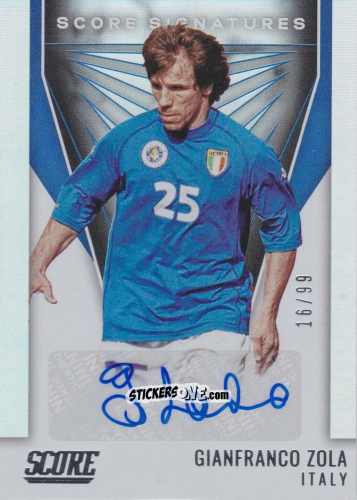 Cromo Gianfranco Zola - Score FIFA 2021-2022 n. SS10 - Panini