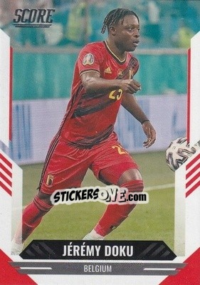 Sticker Jeremy Doku - Score FIFA 2021-2022 - Panini