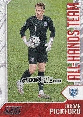 Sticker Jordan Pickford - Score FIFA 2021-2022 n. AHT14 - Panini