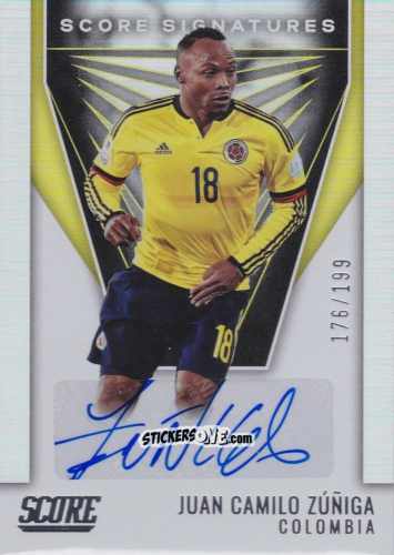 Figurina Juan Camilo Zuniga - Score FIFA 2021-2022 n. SS23 - Panini