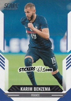 Cromo Karim Benzema - Score FIFA 2021-2022 - Panini