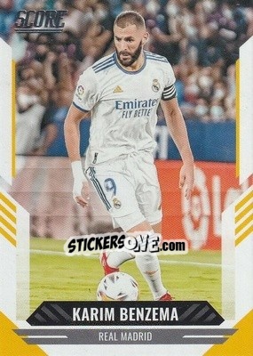 Sticker Karim Benzema - Score FIFA 2021-2022 n. 107 - Panini