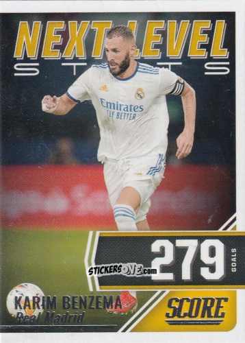 Cromo Karim Benzema - Score FIFA 2021-2022 n. NLS18 - Panini