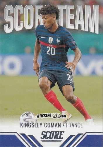Figurina Kingsley Coman - Score FIFA 2021-2022 n. ST13 - Panini