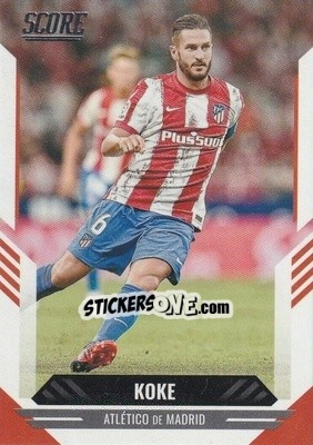 Cromo Koke - Score FIFA 2021-2022 - Panini