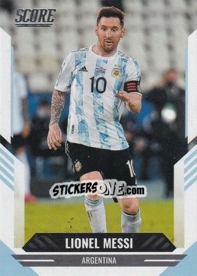 Sticker Lionel Messi - Score FIFA 2021-2022 n. 71 - Panini