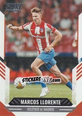 Sticker Marcos Llorente - Score FIFA 2021-2022 n. 166 - Panini