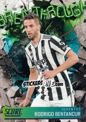 Sticker Rodrigo Bentancur - Score FIFA 2021-2022 n. BT19 - Panini