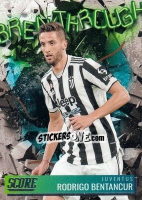 Cromo Rodrigo Bentancur - Score FIFA 2021-2022 - Panini