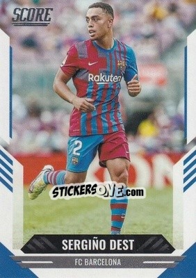 Sticker Sergino Dest - Score FIFA 2021-2022 n. 141 - Panini