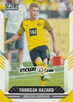 Sticker Thorgan Hazard - Score FIFA 2021-2022 n. 124 - Panini