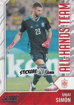 Sticker Unai Simon - Score FIFA 2021-2022 n. AHT6 - Panini