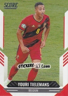 Sticker Youri Tielemans - Score FIFA 2021-2022 n. 17 - Panini