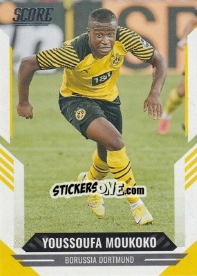 Sticker Youssoufa Moukoko - Score FIFA 2021-2022 n. 128 - Panini