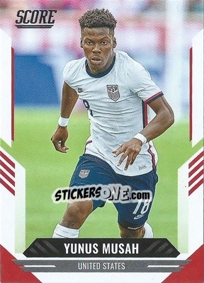 Cromo Yunus Musah - Score FIFA 2021-2022 - Panini