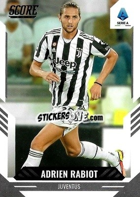 Sticker Adrien Rabiot - Score Serie A 2021-2022 n. 87 - Panini