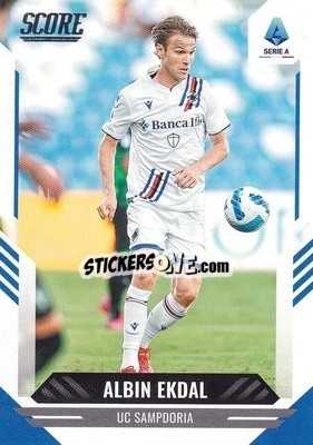 Sticker Albin Ekdal - Score Serie A 2021-2022 - Panini