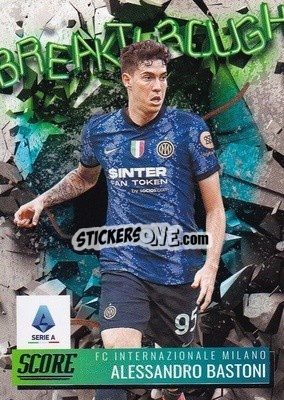 Sticker Alessandro Bastoni - Score Serie A 2021-2022 n. BR3 - Panini