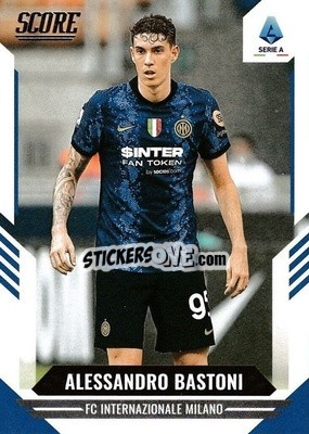 Sticker Alessandro Bastoni - Score Serie A 2021-2022 - Panini