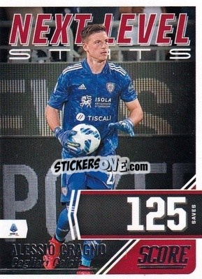 Sticker Alessio Cragno - Score Serie A 2021-2022 - Panini