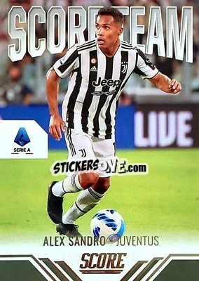 Sticker Alex Sandro - Score Serie A 2021-2022 - Panini