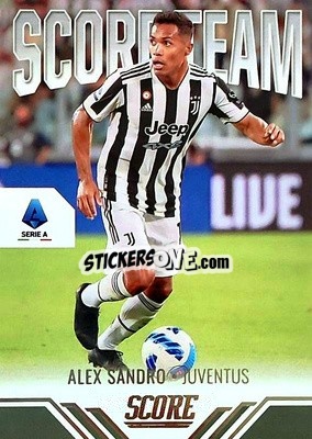 Sticker Alex Sandro - Score Serie A 2021-2022 n. ST12 - Panini