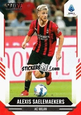 Sticker Alexis Saelemaekers - Score Serie A 2021-2022 - Panini