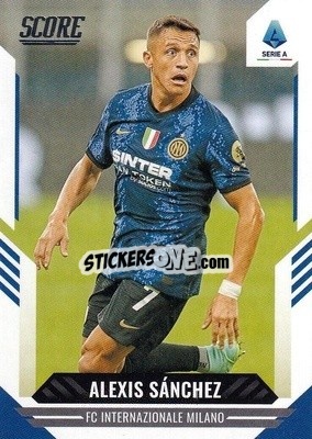 Sticker Alexis Sanchez - Score Serie A 2021-2022 - Panini