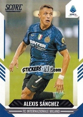 Sticker Alexis Sanchez - Score Serie A 2021-2022 n. 8 - Panini