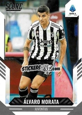 Sticker Alvaro Morata - Score Serie A 2021-2022 n. 90 - Panini