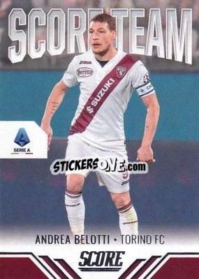 Sticker Andrea Belotti - Score Serie A 2021-2022 n. ST24 - Panini