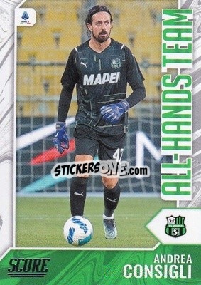 Sticker Andrea Consigli - Score Serie A 2021-2022 - Panini
