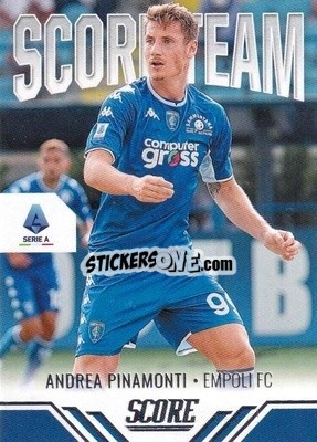 Figurina Andrea Pinamonti - Score Serie A 2021-2022 - Panini