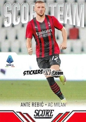 Sticker Ante Rebic - Score Serie A 2021-2022 n. ST18 - Panini