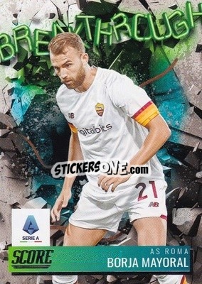 Sticker Borja Mayoral - Score Serie A 2021-2022 - Panini