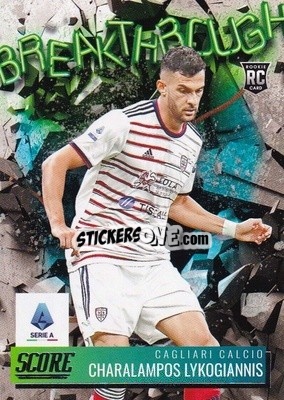 Sticker Charalampos Lykogiannis - Score Serie A 2021-2022 - Panini