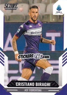 Sticker Cristiano Biraghi - Score Serie A 2021-2022 - Panini