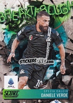 Sticker Daniele Verde - Score Serie A 2021-2022 n. BR8 - Panini