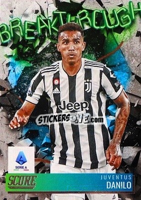 Sticker Danilo - Score Serie A 2021-2022 n. BR21 - Panini