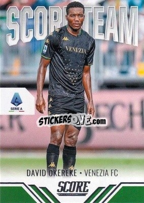 Sticker David Okereke - Score Serie A 2021-2022 n. ST8 - Panini