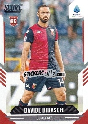 Sticker Davide Biraschi - Score Serie A 2021-2022 n. 153 - Panini