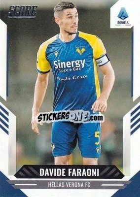 Sticker Davide Faraoni - Score Serie A 2021-2022 n. 182 - Panini