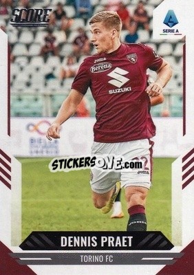 Sticker Dennis Praet - Score Serie A 2021-2022 - Panini