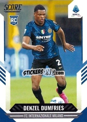 Sticker Denzel Dumfries - Score Serie A 2021-2022 n. 4 - Panini