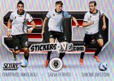 Sticker Dimitris Nikolaou / Salva Ferrer / Simone Bastoni - Score Serie A 2021-2022 - Panini
