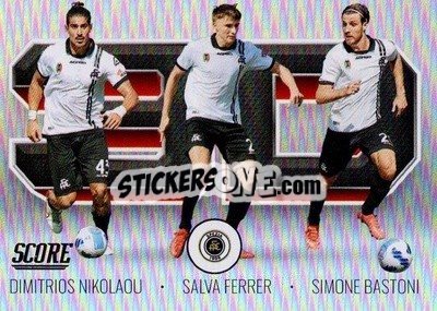 Sticker Dimitris Nikolaou / Salva Ferrer / Simone Bastoni - Score Serie A 2021-2022 n. 3D-17 - Panini